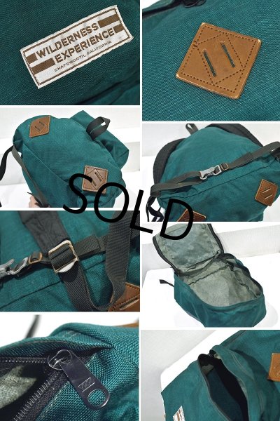 画像2: 【ビンテージ】【WILDERNESS EXPERIENCE】ウィルダネスエクスペリエンス【緑】【バックパック】【リュックサック】  (2)