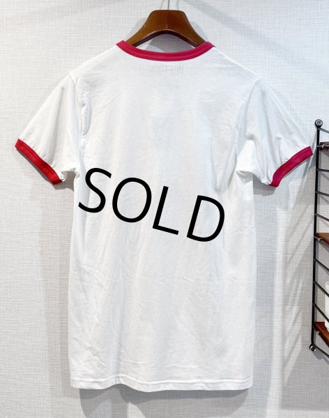 画像3: 【デッドストック】【ビンテージ】【HOT TOPIC】【Let's Summer Demons】【白x赤】【リンガーTシャツ】【サイズM】  (3)