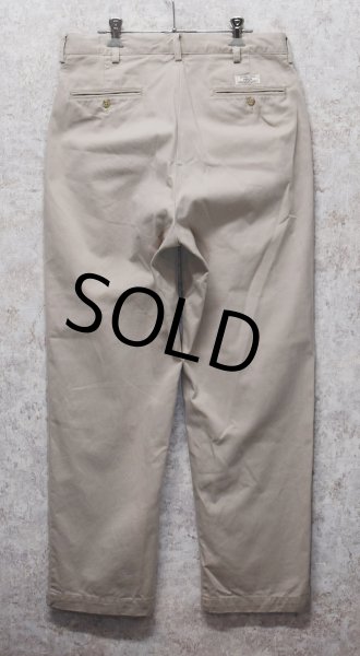 画像5: ビンテージ【ラルフローレン】POLO RALPH LAUREN【ベージュ】ANDREW PANTS【アンドリューパンツ】【2タック】【コットンパンツ】【34×30】  (5)