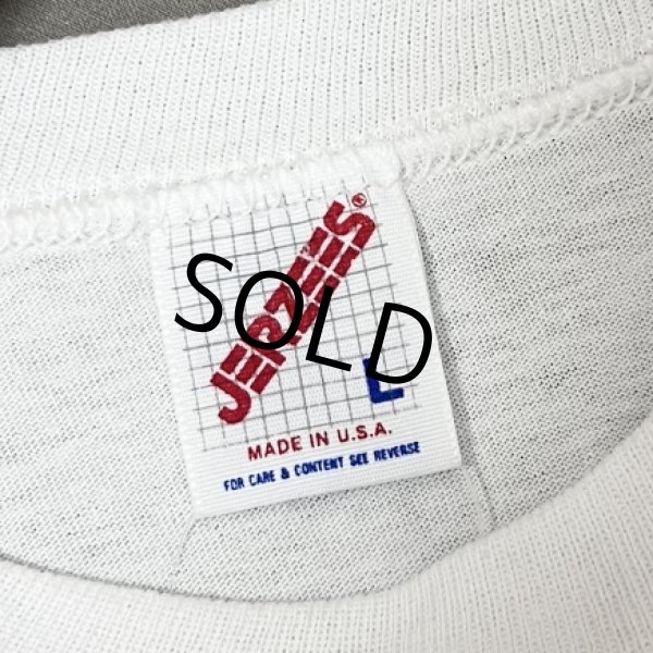 画像2: 90's【USA製】ビンテージ【ジャージーズ】【EARN MORE】【白】【Ｔシャツ】【サイズL】  (2)