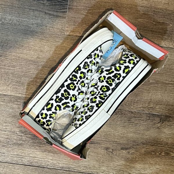 画像7: 【新品未使用】【コンバース】converse オールスター【CT70】【レオパード柄】スニーカー【US9 1/2】【28cm】   (7)
