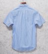 画像4: ビンテージ 【POLO RALPH LAUREN】【ラルフローレン】【RL UNTUCKED FIT】【青×白】ストライプ【シアサッカー】半袖シャツ 【サイズS】   (4)