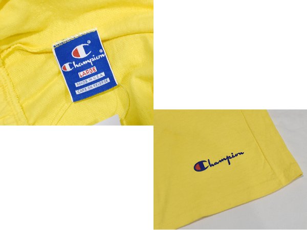 画像2: 【デッドストック】90's【USA製】【ビンテージ】【Champion】チャンピオン【黄色】【トレーニングパンツ】ショーツ【ショートパンツ】短パン【サイズL】  (2)