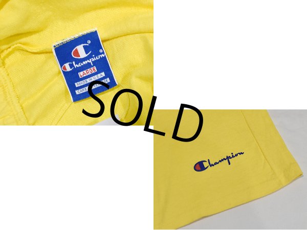 画像2: 【デッドストック】90's【USA製】【ビンテージ】【Champion】チャンピオン【黄色】【トレーニングパンツ】ショーツ【ショートパンツ】短パン【サイズＬ】  (2)