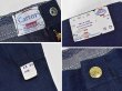 画像3: ~70's【デッドストック】USA製【ビンテージ】【Carter's】カーターズ【デニム】【ペインターパンツ】【紺】【42ｘ30】  (3)