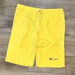 画像1: 【デッドストック】90's【USA製】【ビンテージ】【Champion】チャンピオン【黄色】【トレーニングパンツ】ショーツ【ショートパンツ】短パン【サイズL】  (1)