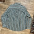 画像3: ~90’s【ビンテージ】【エディーバウアー】【Rufton Twill】【緑×エンジ×紺×白】ストライプ【長袖シャツ】【コットンシャツ】【サイズL】  (3)