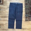 画像2: ~70's【デッドストック】USA製【ビンテージ】【Carter's】カーターズ【デニム】【ペインターパンツ】【紺】【42ｘ30】  (2)