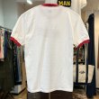 画像3: 90's【USA製】ビンテージ【ジャージーズ】【JERZEES】MARKLIN 汽車【白ｘ赤】【リンガーＴシャツ】【サイズＸＬ】  (3)