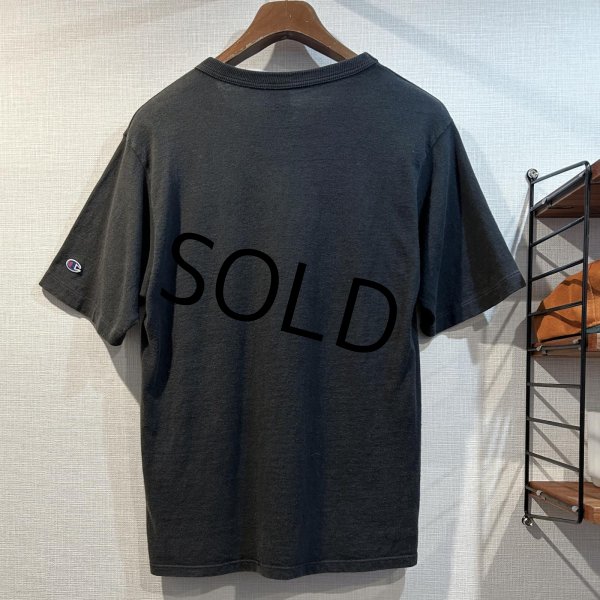 画像3: 【〜90's】【USA製】【ビンテージ】【チャンピオン】【Champion】胸ロゴプリント【黒】【プリントTシャツ】【サイズM】  (3)