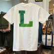 画像3: 【ビンテージ】【チャンピオン】【Champion】【LESLEY UNIVERSITY】カレッジロゴ【バックプリント付き】白ｘ黄緑プリント【プリントTシャツ】【サイズS】  (3)