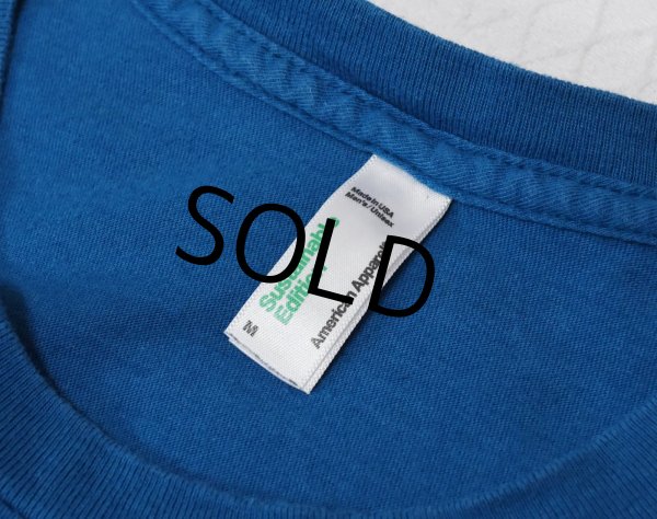 画像2: 【USA製】ビンテージ【american apparel】【青】【Me without You】【キツネ】Tシャツ【サイズM】  (2)