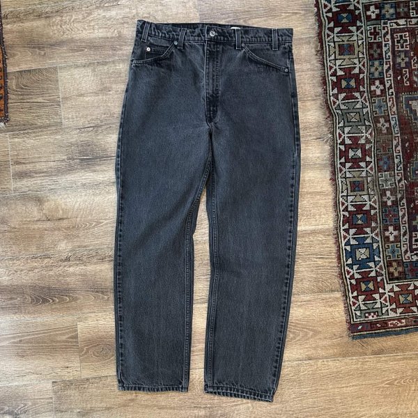 画像3: 90's【ビンテージ】【LEVI'S】【リーバイス505】505【黒】【デニムパンツ】ブラックデニム【36×30】  (3)