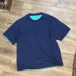 画像3: 90's【USA製】 ビンテージ【ランズエンド】【LANDS' END】【紺×エメラルド】【リバーシブル】【ダブルフェイス】【Tシャツ】【サイズM】  (3)