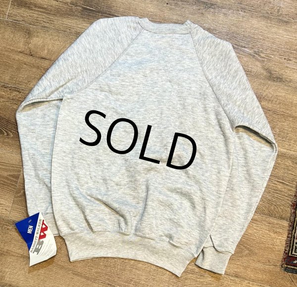 画像3: デッドストック【USA製】BW【BASSETT-WALKER】バセットウォーカー ビンテージ グレー【無地】スウェット サイズL  (3)