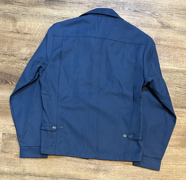 画像3: 程度良好!! USA製【ビンテージ】【JEWELL UNIFORM】【紺】【ワークジャケット】【36S】  (3)