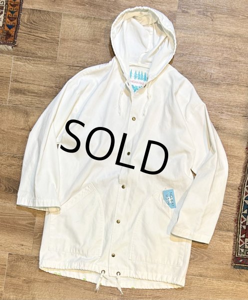 画像3: USA製 ビンテージ【MICHIGAN RAG CO.】ミシガンラグ【花】バックプリント【生成り】【フードジャケット】パーカー  (3)