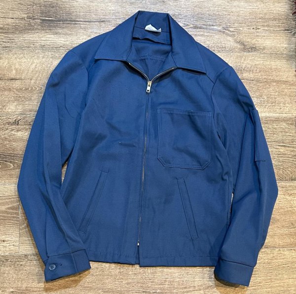 画像1: 程度良好!! USA製【ビンテージ】【JEWELL UNIFORM】【紺】【ワークジャケット】【36S】  (1)