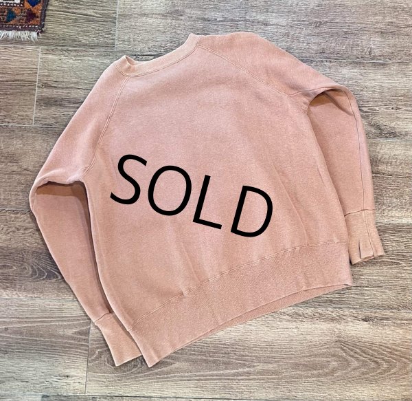 画像3: 60's~【ビンテージ】【WJC】【フロッキープリント】【山吹色】【スウェット】【サイズM程度】  (3)