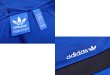 画像2: 【ビンテージ】【アディダス】adidas【青×白ライン】【胸黒ライン入り】ジャージ【トラックジャケット】【トラックジャージ】【サイズL】  (2)
