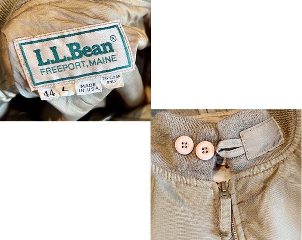画像2: 亀戸　80's~【USA製】【ビンテージ】【ＬＬビーン】【L.L.bean】【G-8】【シャンパンゴールド】【WEPジャケット】フライトジャケット【US44-Long】  (2)