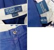 画像2: 90's【ラルフローレン】POLO RALPH LAUREN【ネイビー】ノータックコットンスラックス【コットンパンツ】【34ｘ30】  (2)