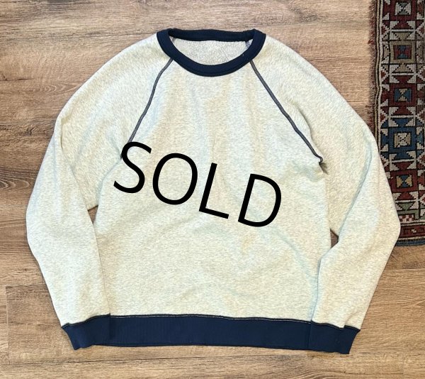 画像4: 【パタゴニア】patagonia【リバーシブル・シアーリング・クルー】白ｘ紺 フリースｘスウェット【サイズXL程度】  (4)