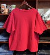 画像3: 【90's】【USA製】【ビンテージ】【チャンピオン】【Champion】胸ロゴ付き【赤】無地【Tシャツ】【サイズXL】  (3)