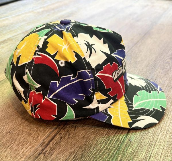 画像3: 90’s〜【ビンテージ】【Walt Disney World】ウォルトディズニーワールド【黒地】総柄【ベースボールキャップ】  (3)