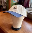 画像3: 【デッドストック】90’ｓ【ビンテージ】【nautica】【ノーティカ】【生成り×ブルーグレー】ロゴ入り【コットンキャップ】  (3)
