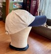 画像4: 【デッドストック】90’ｓ【ビンテージ】【nautica】【ノーティカ】【生成り×ブルーグレー】ロゴ入り【コットンキャップ】  (4)
