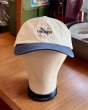 画像1: 【デッドストック】90’ｓ【ビンテージ】【nautica】【ノーティカ】【生成り×ブルーグレー】ロゴ入り【コットンキャップ】  (1)