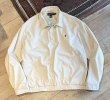 画像1: ビンテージ【POLO GOLF】【ポロゴルフ】【ラルフローレン】【RALPH LAUREN】【ベージュ】【ポリエステル】【プルオーバーブルゾン】【サイズＬ】  (1)