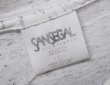 画像2: 90's~【USA製】【ビンテージ】Sansegal【サンシーガル】霜降り【白】動物【プリント】【Tシャツ】【サイズＬ】  (2)