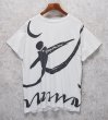 画像1: ~90's【USA製】ビンテージ【Baryshnikov】ミハイル・ニコラエヴィチ・バリシニコフ 【バレエ】総柄Tシャツ バックプリント付き【白】【 Tシャツ】【サイズＬ程度】  (1)