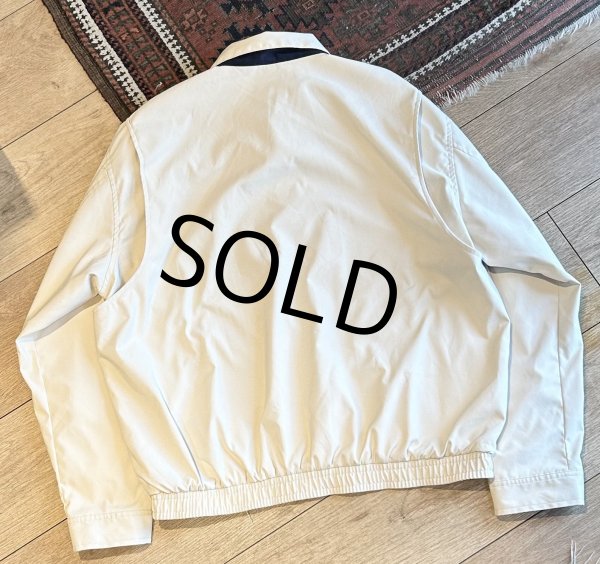 画像3: ビンテージ【POLO GOLF】【ポロゴルフ】【ラルフローレン】【RALPH LAUREN】【ベージュ】【ポリエステル】【プルオーバーブルゾン】【サイズＬ】  (3)