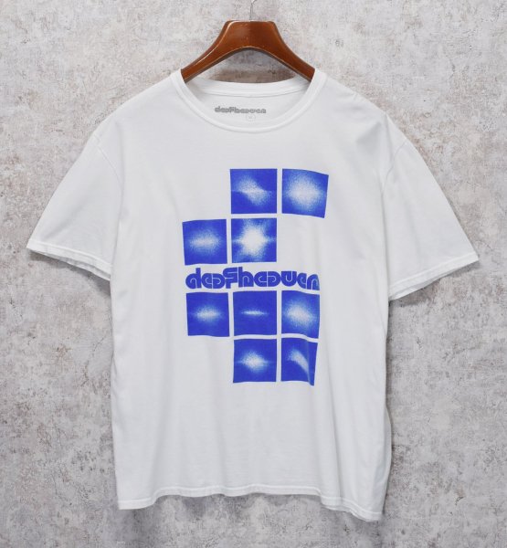 画像1: ビンテージ【Deafheaven】デフヘヴン【白×青】デザイン【模様】【バンドTシャツ】【サイズXL】  (1)