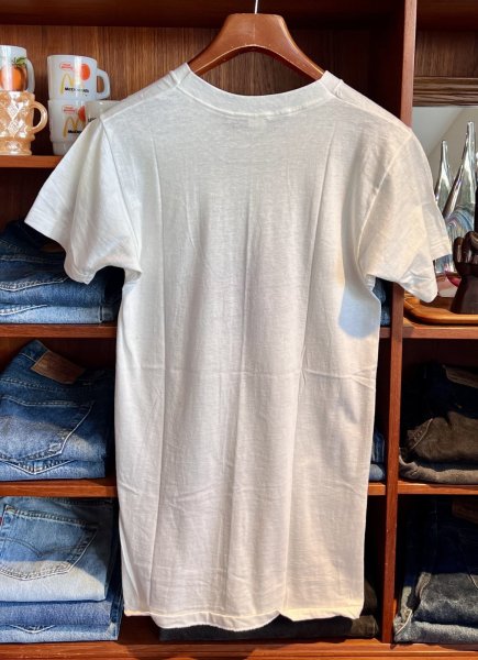 画像3: デッドストック【70's】【USA製】【ビンテージ】【VOICE OF AMERICA】プリント【白】コットン【Tシャツ】【サイズL】  (3)
