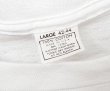 画像2: デッドストック【70's】【USA製】【ビンテージ】【VOICE OF AMERICA】プリント【白】コットン【Tシャツ】【サイズL】  (2)