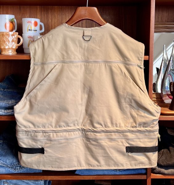 画像3: 新品未使用【ビンテージ】【WOODFIELD】【ベージュ】【ハンティングベスト】【フィッシングベスト】【サイズＬ】 (3)