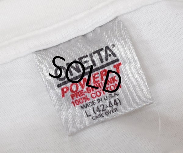 画像2: 90's 【USA製】ビンテージ【ONEITA】オニータ【MC WILLIAMS TASMANIA】【白】 Tシャツ 【サイズL】  (2)