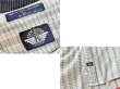 画像2: 90's【ビンテージ】【DOCKERS】ドッカーズ【チェック柄】バンドカラー【水色】立ち襟【コットンシャツ】【サイズＬ】  (2)