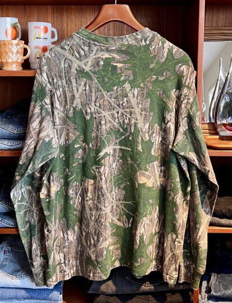 画像3: 90's ビンテージ【MOSSY OAK】【モッシーオーク】リアルツリーカモ 【カモ柄】【ロングスリーブ】ロンT  (3)