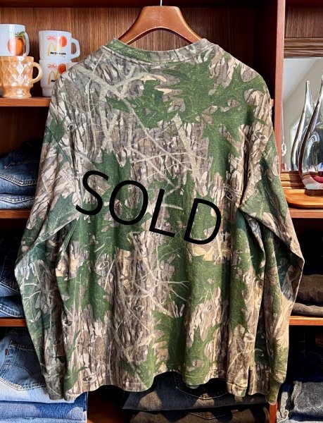 画像3: 90's ビンテージ【MOSSY OAK】【モッシーオーク】リアルツリーカモ 【カモ柄】【ロングスリーブ】ロンT  (3)