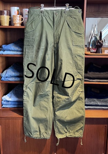 画像1: 50's【u.s.army】ビンテージ【米軍実物】【M-51】【フィールドパンツ】フィールドトラウザーズ【カーゴパンツ】【XL-R】  (1)