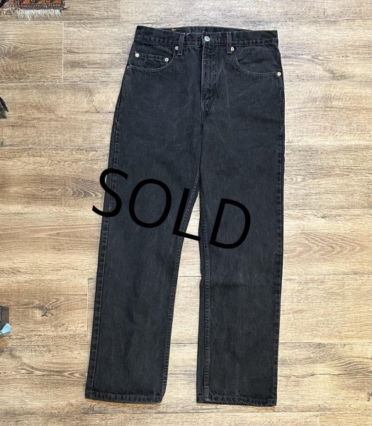 画像2: 90's【メキシコ製】【ビンテージ】【LEVI'S】【リーバイス５０５】505【黒】【デニムパンツ】ブラックデニム【32×30】  (2)