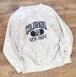 画像1: 90’ｓ【USA製】ビンテージ【Champion】【チャンピオン】【リバースウィーブ】COLORADO〜【カレッジスウェット】【グレー】【サイズL】  (1)
