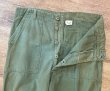 画像4: 【60's】【米軍実物】【ビンテージ】【U.S.ARMY】OG107【UFOボタン】Wステッチ【ボタンフライ】【ベイカーパンツ】【ユーティリティパンツ】【36ｘ33】  (4)
