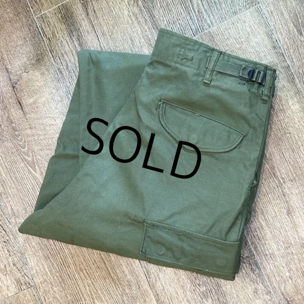 画像1: ほぼ未使用!!【70's】【米軍実物】【ビンテージ】U.S.ARMY【M-65】M65【フィールドパンツ】カーゴパンツ【M-R】  (1)