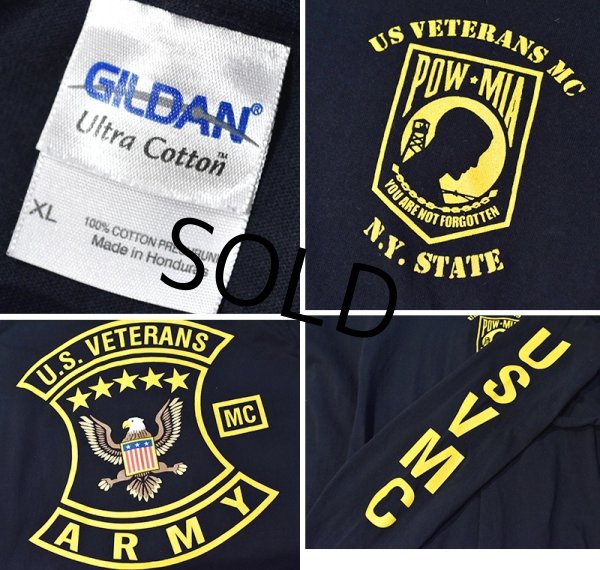 画像2: 【GILDAN】【USVMC】【ギルダン】黒ｘ黄色【ロンT】【サイズＸＬ】  (2)